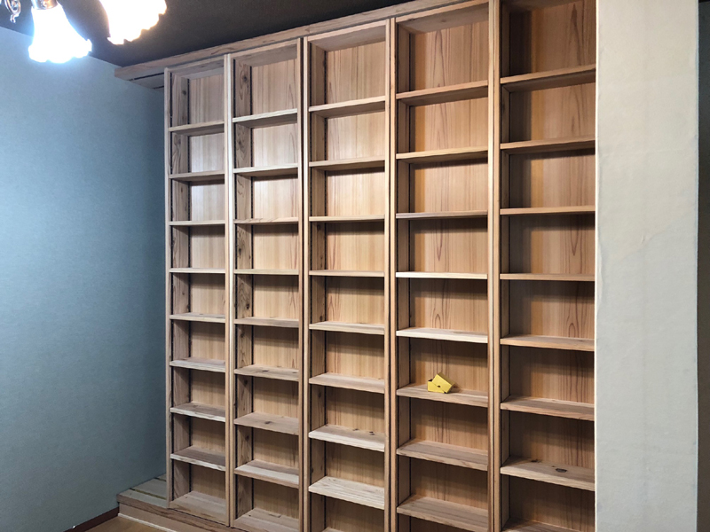 京都府立大学の先生にa5専用の書棚を納品しました オーダー家具 たすかーたそるて