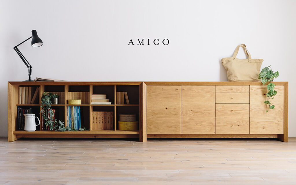 広松木工 AMICO Book shelf 980/1280/1580