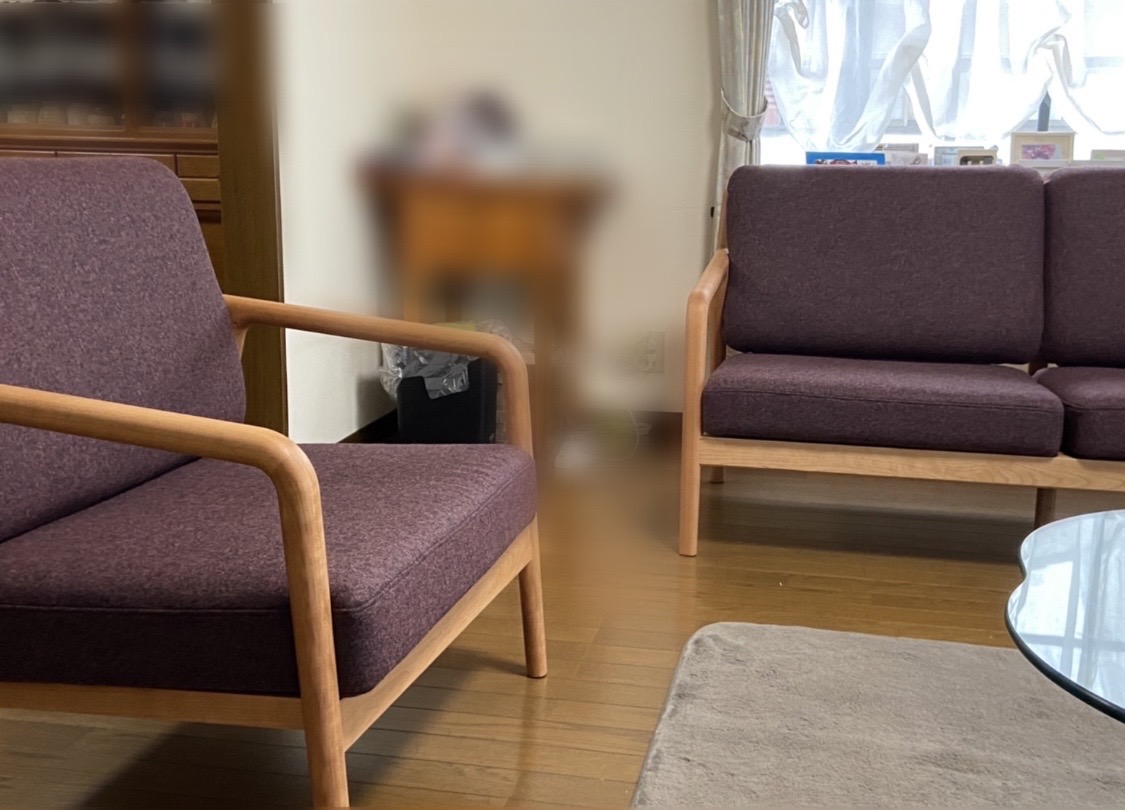 寝屋川市へ宮崎椅子製作所さんのPePe sofaを2脚 納品しました | たす